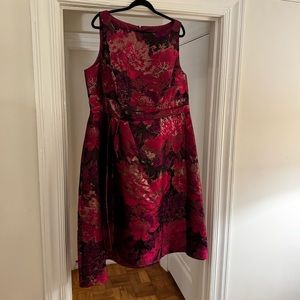 Vince Camuto Metallic Jacquard Dress